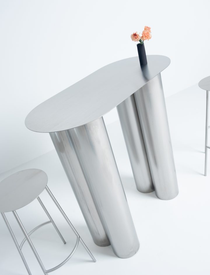 Mesa Nubo. Inox
