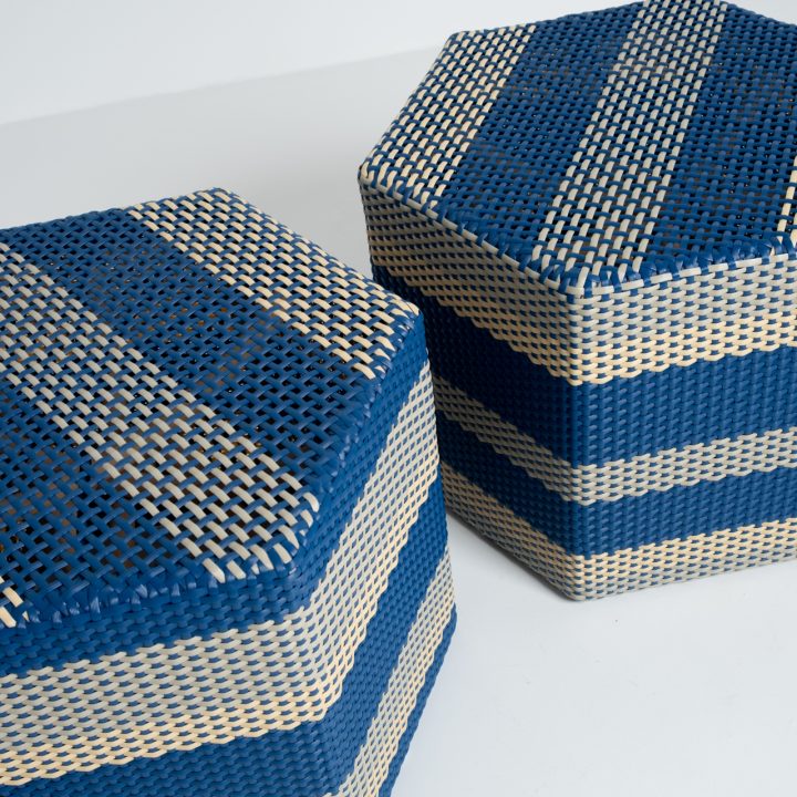 Puff Yoko. Azul Marino