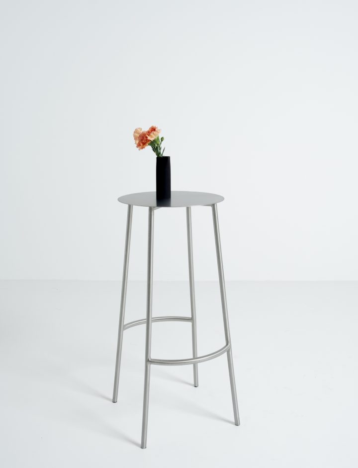Taburete Ona. Inox