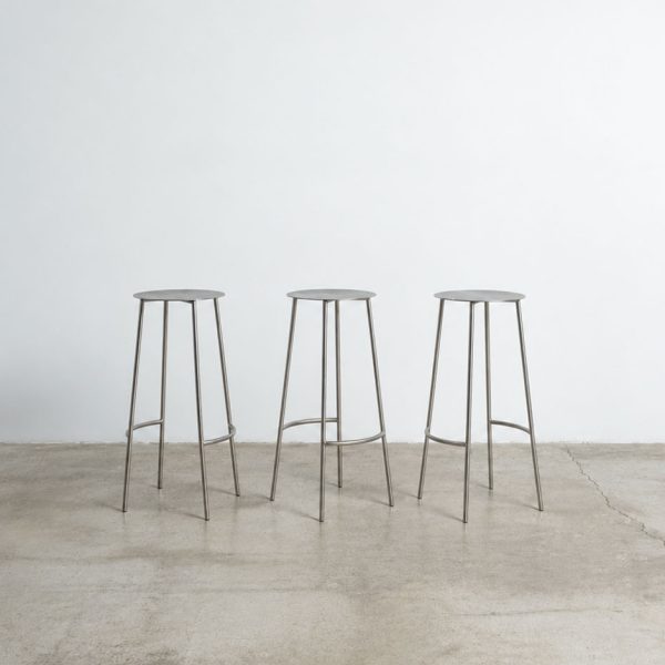 Taburete Ona. Inox